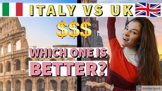 WORKING IN UK VS ITALY - WHICH ONE IS BETTER? #italyvsuk