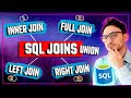 SQL JOINS Explained - SQL Tutorial for Beginners with Examples - Inner, Left, Right, Full