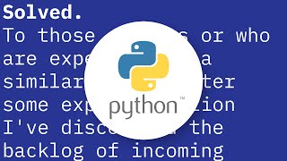 Twitter Streaming API - urllib3.exceptions.ProtocolError: ('Connection broken: IncompleteRead