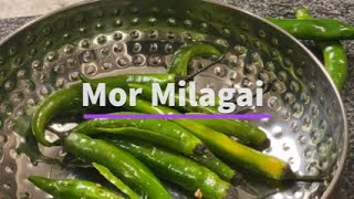 Mor milagai | Bottle method sun-dried buttermilk chilies