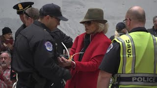 Jane Fonda arrested in US climate protest | AFP