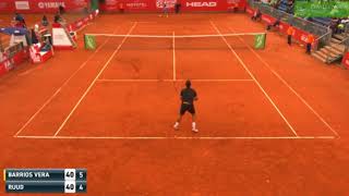 Tomás Barrios vs Casper Ruud - 2018 Szczecin Challenger 1R (HIGHLIGHTS)