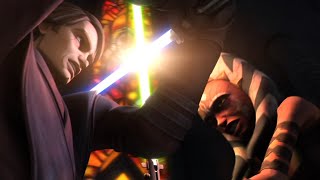 Anakin Skywalker vs Ahsoka Tano [4K HDR] - Star Wars: The Clone Wars