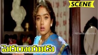 Mohan Babu Defeat Goons - Brahmanandam Comedy Scene - Pedarayudu Movie Scenes