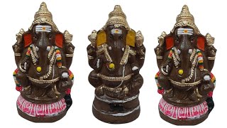 clay vinayagar statue lord ganesh clay new model color 2021 | all types of statue | small medium big