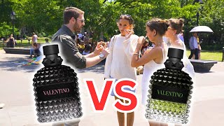 Valentino Born in Roma Vs Valentino Born In Roma Green Stravaganza Fragrance Battle Womens Reactions