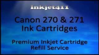 Canon 270, 271, 270XL, 271XL Ink Cartridges -- Ink Cartridge Refill Service