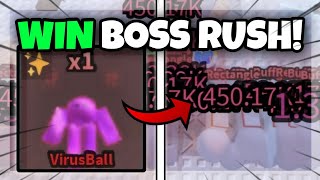 💥How To WIN BOSS RUSH WITH VIRUS BALL \u0026 LEGENDARY Fast \u0026 Easy!💥 Ball Tower Defense!