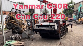 Xe Ben YANMAR C30R Cần Cẩu 2T” Xe nhập NHẬT zin Nguyên bản chưa dọn : Ae Nhu Cầu LH:0937892345