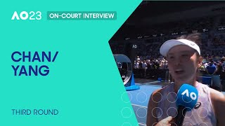 Chan/Yang On-Court Interview | Australian Open 2023 Third Round
