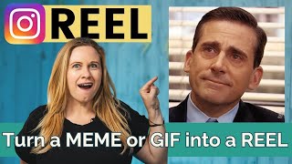 How to Make Instagram Reels Using GIFs and MEMES | Canva Tutorial