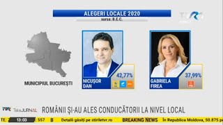 Rezultate parţiale Alegeri locale 2020 – 28 septembrie, ora 13:00