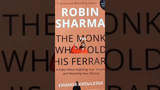 the monk who sold his ferrari  | Robin sharma #shorts #enhanceknowledge