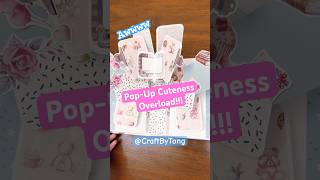 Hidden Surprises Await! Discover the Sweetest Pop-Up Album🐻 #diy #scrapbook #papercraft #popupcard