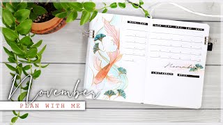 NOVEMBER 2020 Plan With Me // Bullet Journal Monthly Setup