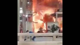 Daily Safety Fails🤯 Major Safety Accident in Steel Facility #safetyfails #workfails #badday #job