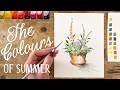 Foxgloves, Lupins & Summer Sunshine | Watercolour Tutorial