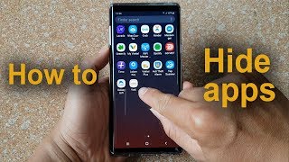 How to hide apps on Samsung phones in 1 minute