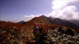 百名山！紅葉見頃の大朝日岳！