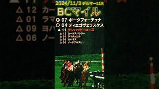 【3連複36.2倍的中！回収率181.0％ ※取消発生で動画内予想と異なる買い目に因ります。ご了承ください】ブリーダーズカップ・マイル予想（2024年11月3日早朝デルマー11R）