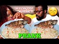 EXTREME BURPING PRANK ON WIFE | NIGERIAN FRIED RICE WITH CHICKEN WINGS MUKBANG