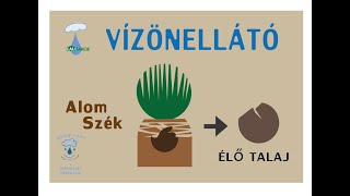 Alomszék vödrének helyes kiöntési gyakorlata, felszíni és kupacolt komposzt esetén is.