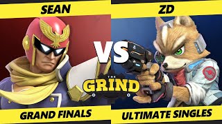 The Grind 177 GRAND FINALS - Sean (Captain Falcon) Vs. ZD [L] (Fox) Smash Ultimate - SSBU