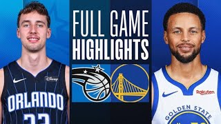Golden State Warriors vs Orlando Magic Full Game Highlights | Jan 02 | NBA Highlights 2024