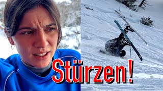 Are falls while skiing normal?! 😅😜