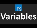 TypeScript Tutorials - 3.Variables