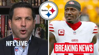 NFL LIVE | Adam Schefter [BREAKING NEWS] Steelers poised to sign 49ers’ Deebo Sa