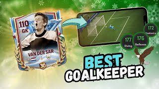 105 OVR VAN DER SAR FC MOBILE REVIEW | VAN DER SAR FC MOBILE | 105 VAN DER SAR H2H REVIEW| GK REVIEW