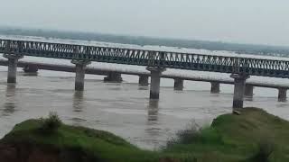 Dholpur Chambal overflow upon the bridge