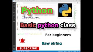 Python Tutorial | raw string in python (beginners)