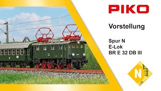 PIKO [V148] Spur N E-Lok BR E 32 DB III #40820ff