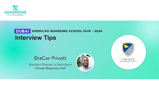 Interview Tips by Shacor Privott @GoChoate