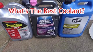 What's The Best Coolant?