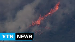 캘리포니아 산불, 강풍 타고 5일째 번져 / YTN (Yes! Top News)