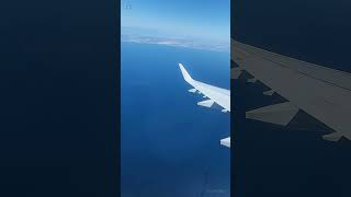 Airbus321neo Full Runway Takeoff LAX Airport Left Bank Turn Over Pacific Ocean Magnificent View