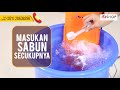 cara memasang rewash u0026 reclean mesin cuci portable hemat u0026 praktis