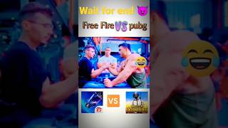 😎free fire vs Pubg | BGMI Vs Free Fire 🤯 | FF Attitude Status 😈  #shorts #freefire #freefire #pubg