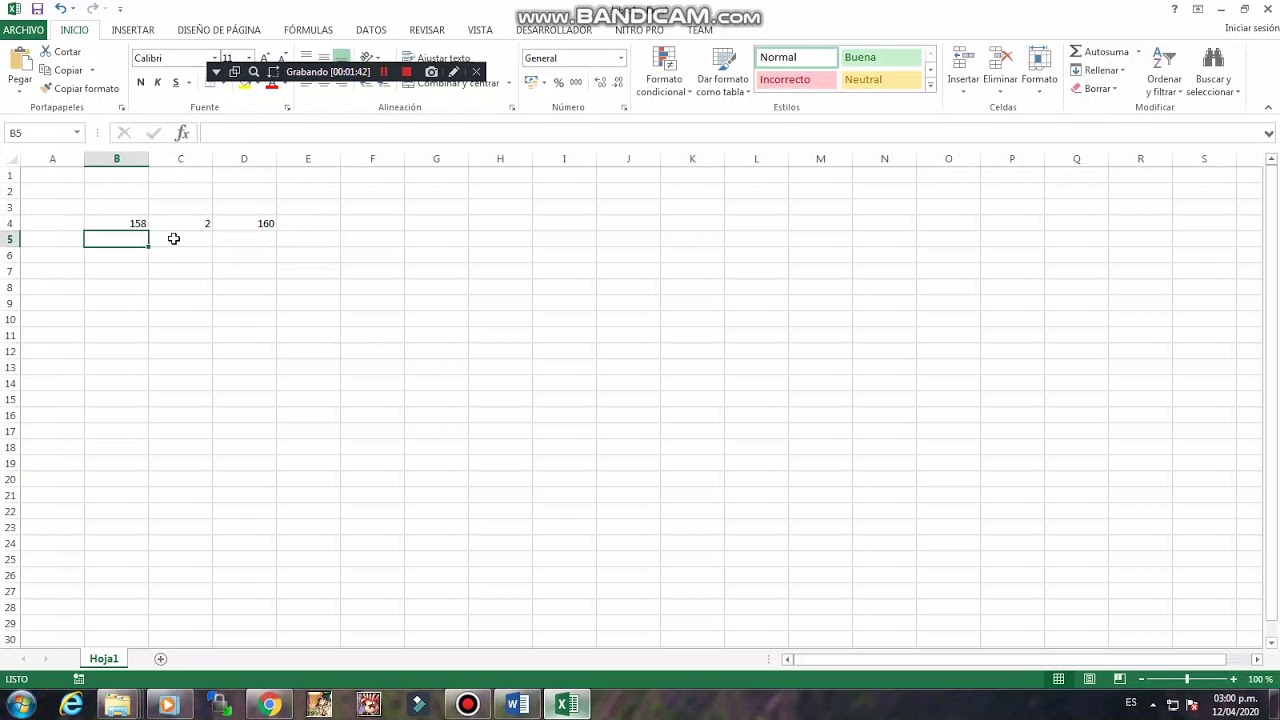 Intro Excel 1 - YouTube