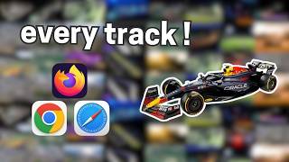 I made every F1 Track with JUST PolyTrack! (Browser Game)