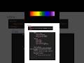 How to create a button hover effect.rainbow hover effects#html#css#code#codinglife  #cse#engineering