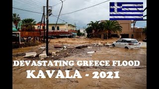 Apocalypse in GREECE! Strong Hailstorm caused icy flood in Kavala,Greece, destroyed hundreds of cars