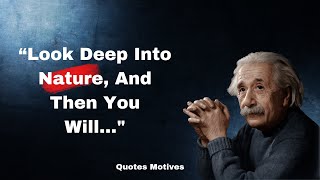 Albert Einstein Quotes About Life || Famous Albert Einstein Quotes - Quotes Motives #1