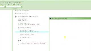 C Programming tutorial: fscanf feof Reading From A File Part 1