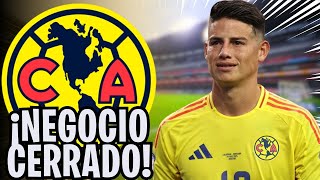 🚨¿JAMES RODRÍGUEZ LLEGA AL CLUB AMÉRICA? ¡CONFIRMADO AHORA! | NOTICIAS DEL CLUB AMÉRICA