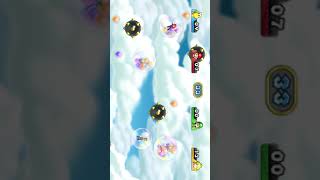 Mario Party 9 Bumper Bubbles (Master com, Koopa Troopa vs Mario vs Luigi vs Peach) #Shorts