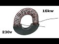 How to wind copper wire into 16000w generator use new device